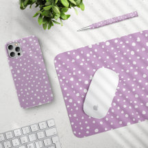 Lilac Dalmatian Dots - Home Decor and Accessories