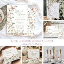 Love in Bloom Wildflower Floral Bridal Shower