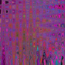 Psychedelic Groovy Magenta Retro Atomic Waves