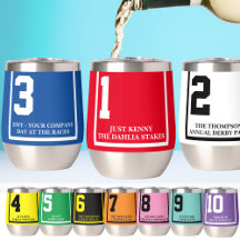 Colorful Race Horse Number Decor for Your Home