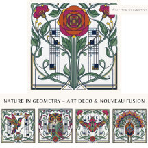 Nature in Geometry – Art Deco & Nouveau Fusion 