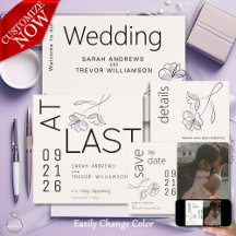 WEDDING: Minimalist Modern Floral