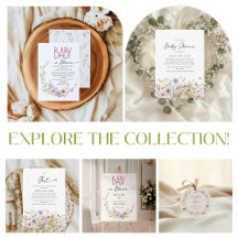 Baby in Bloom Watercolor Floral Collection