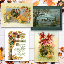 Vintage Thanksgiving Cards & Postcards