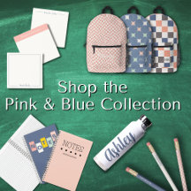 Back to School Collection | Pink & Blue Palette