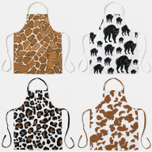 Aprons With Animal Themed Designs 