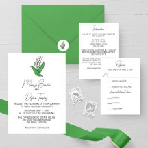 Minimalist Lily of the Valley Wedding Collection