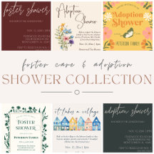 Adoption / Foster Care Shower Invitations