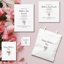 Elegant Roses Mother's Day Brunch Party Planning