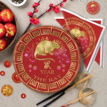 Chinese Zodiac Year of the Rat Design Set