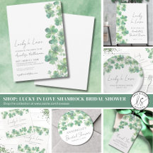 St. Patrick's Day Shamrock Bridal Shower 