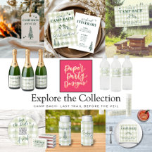 CAMP BACH Outdoorsy Bachelorette Party Collection