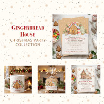 Gingerbread House Christmas Party Collection 