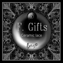 Ceramic Lace Black F.GIFTS