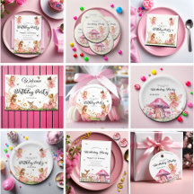 Pink Fairies Birthday Party Collection