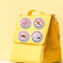 Custom Personal allergen label stickers and Badges