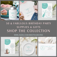 50 and Fabulous Birthday Party Supplies Gift Ideas