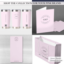 Women's Pink event With logo templates