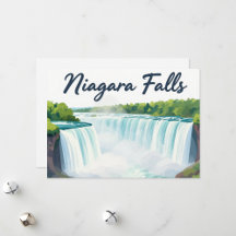 Niagara Falls Scenic Painterly Illustration
