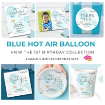 Hot Air Balloon Boys 1st Birthday Party