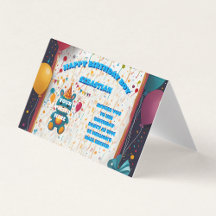Personalised Bear Party Cards and Invites