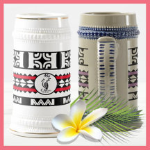 Chope à bière Tribal Ethnic