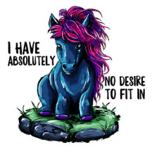Cute pony I have absolutely no desire to fit in