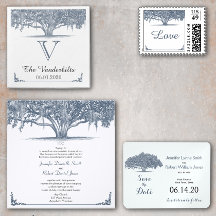 Mossy Oak Tree Wedding