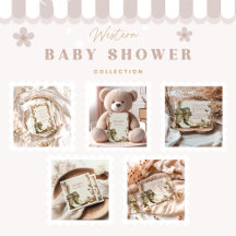 Rustic Cowgirl Boots Baby Shower