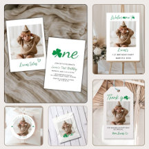Lucky One Clover First Birthday Collection