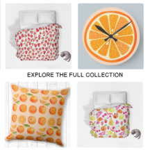 Watercolor Fruit to Decorate your Bedroom