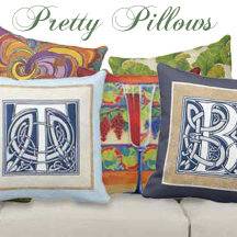 Redecorate economically with Pretty Pillows