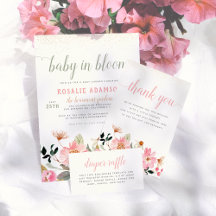 Baby in Bloom   Floral Girl Baby Shower