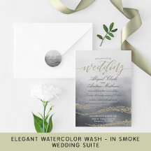 Awash Elegant Watercolor - In Smoke