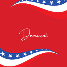 Democrat - We care we vote