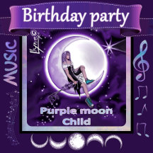 Purple Moon Child birthday & party