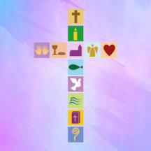 Modern First Holy Communion Cross Symbols