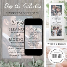 Wedding Celebration • Simply Chic Deco Typography