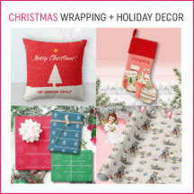 Christmas Wrapping + Holiday Decor