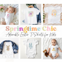 Springtime Chic: Adorable Easter T-Shirts for Kids