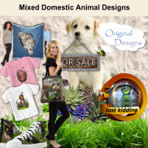 Mixed Domestic Animal Designs