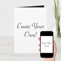 Create Your Own White and Black Card and Download