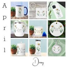April Birth Month Flower Daisy