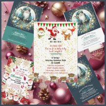 Stylish Christmas Party Invites & Announcements