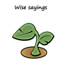 Wise Sayings