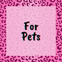 Stylish Pink Leopard Print - For Pets