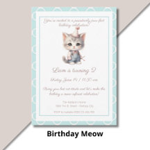 Birthday Meow Little Cat Collection