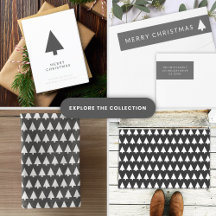 Minimalist Christmas Tree   Black