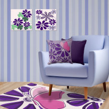 Butterfly & Flower Doodle Pattern 