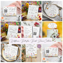 A Lifetime of Butterflies Bridal Shower Collection